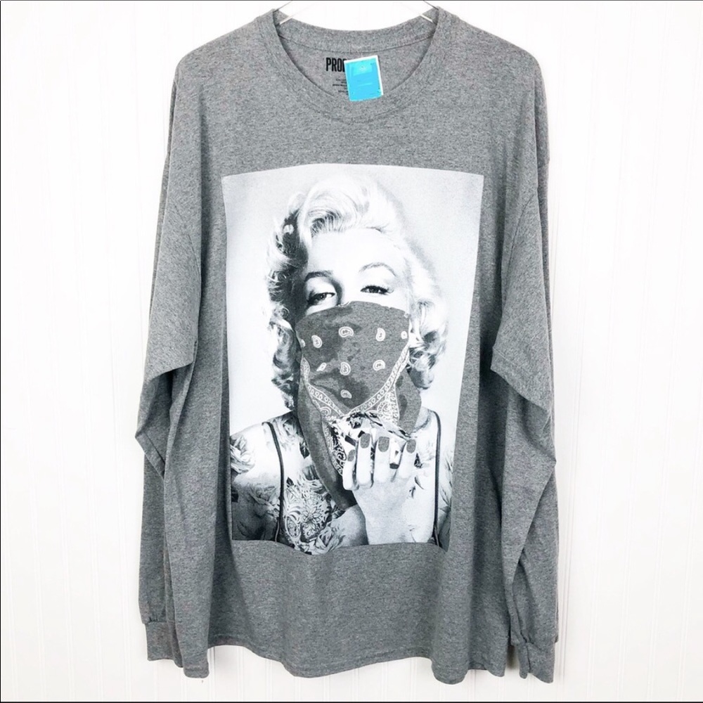 Big & Tall Marilyn Monroe Men’s T-Shirt Sz 2XL